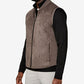 Kenneth Cole Men's Reversible Water Resistant Vest Brown Size Medium
