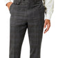 Tayion Collection Men's Classic Fit Wool Suit Pants Gray Size 33X32