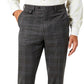 Tayion Collection Men's Classic Fit Wool Suit Pants Gray Size 40X30