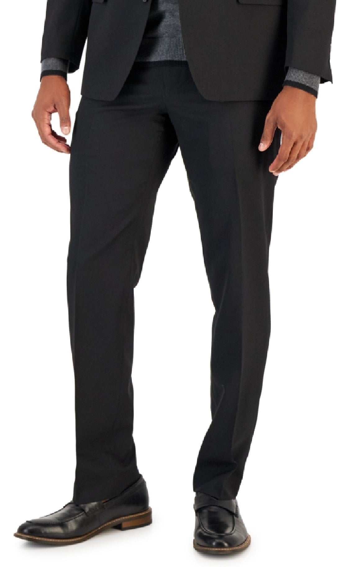 Van Heusen Men's Flex Plain Slim Fit Suits Black Size 36