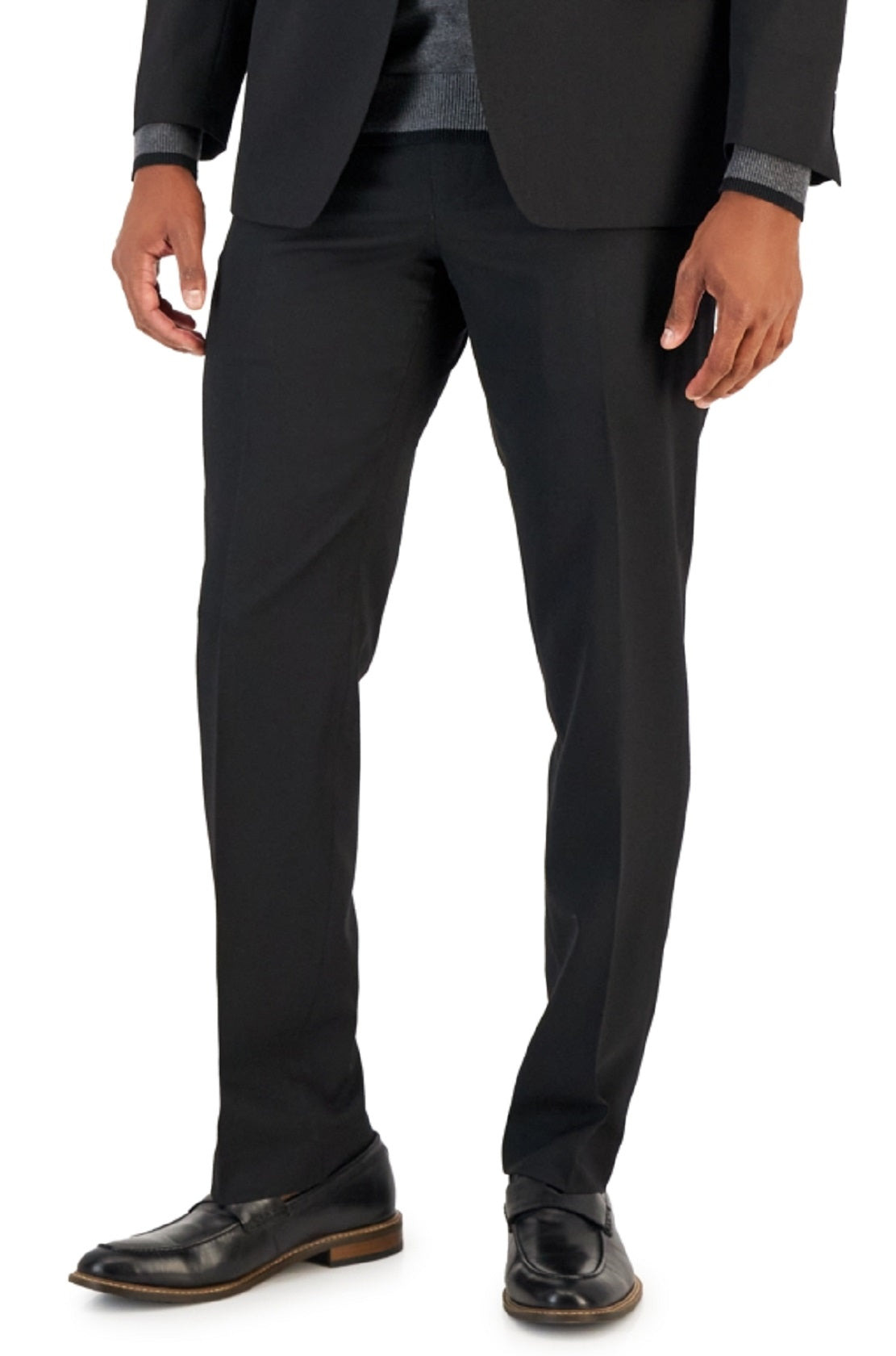 Van Heusen Men's Flex Plain Slim Fit Suits Black Size 40