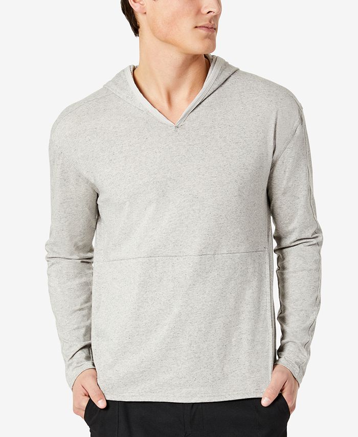 Kenneth Cole Men's Slim Fit Pullover Hoodie Gray Size X-Large