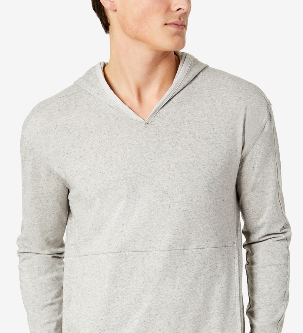 Kenneth Cole Men's Slim Fit Pullover Hoodie Gray Size X-Large