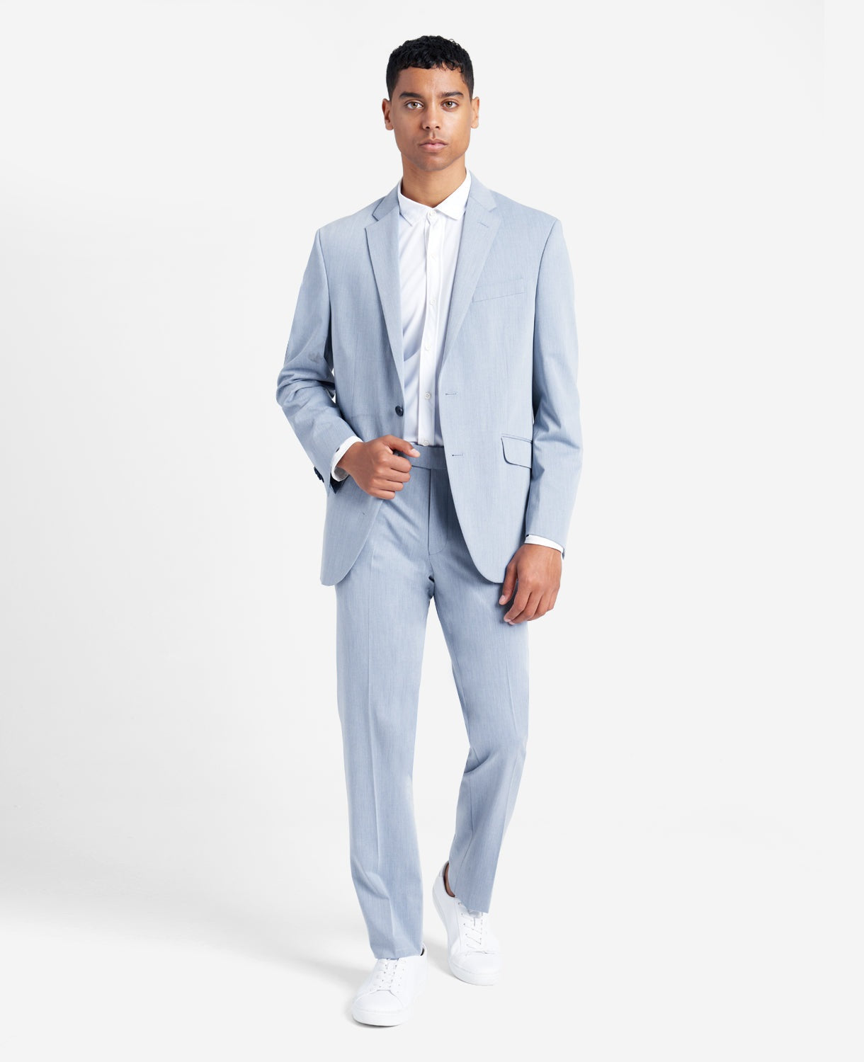 Kenneth Cole Reaction Men's Slim Fit Suits Blue Size 42