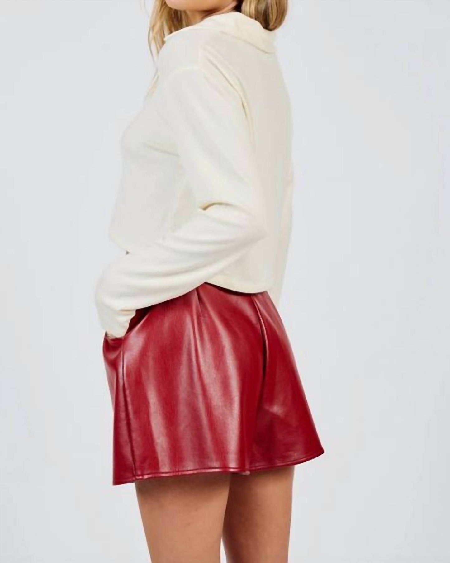 Sadie & Sage - Night Vision Leather Shorts