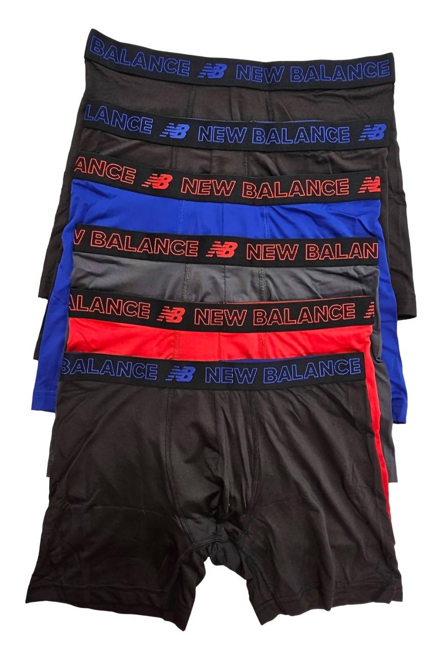 New Balance - Men's 6-Pack Premium Boxer Briefs