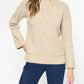 Entro - Cable Knit Pocket Sweater