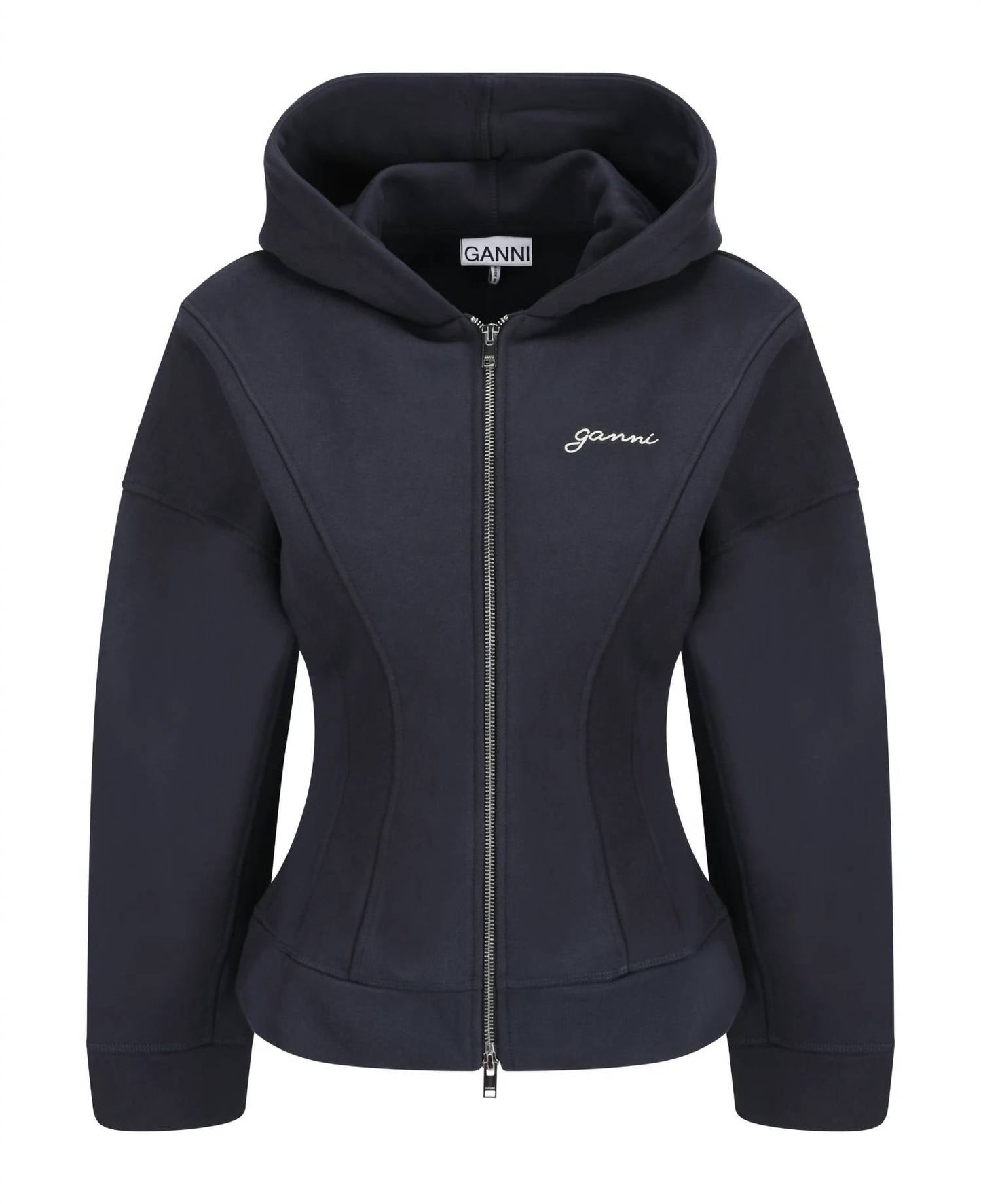 Ganni - Heavy Fleece Zip Hoodie