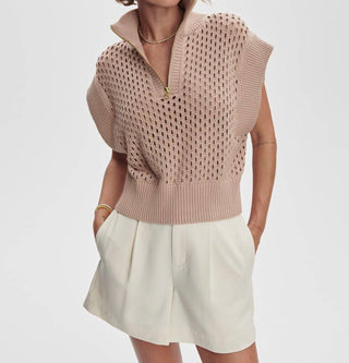 Varley - Gaines Half Zip Knit Top