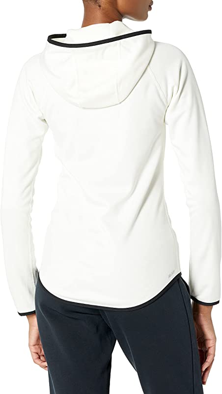 New Balance Women's Core Fleece Full Zip Hoodie Sea Salt Size X-Small