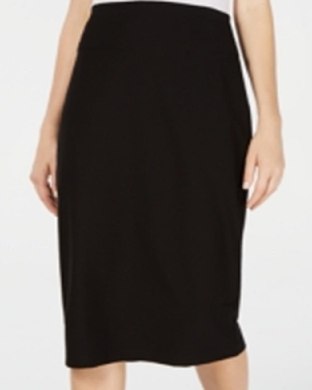 Eileen Fisher Women's Slim Knit Skirt Black Size Medium