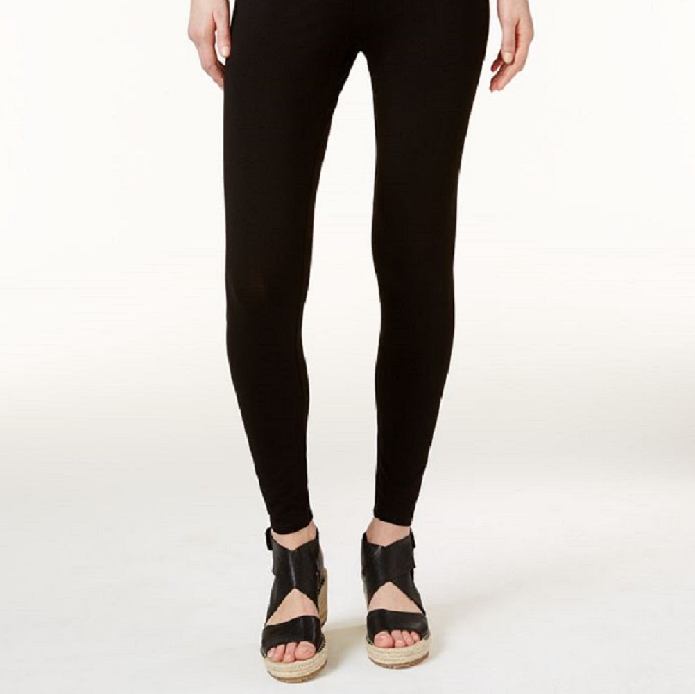 Eileen Fisher Women's Stretch Ankle Leggings Black Size Medium