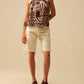 Q2 - Palm Print Halter Top