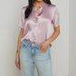 L'Agence - Ellah Short Sleeve Blouse