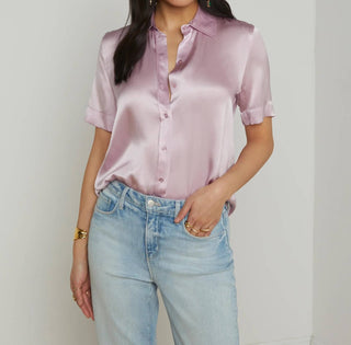 L'Agence - Ellah Short Sleeve Blouse