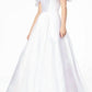 Ashleylauren - Ruffled Off-shoulder Wedding Gown