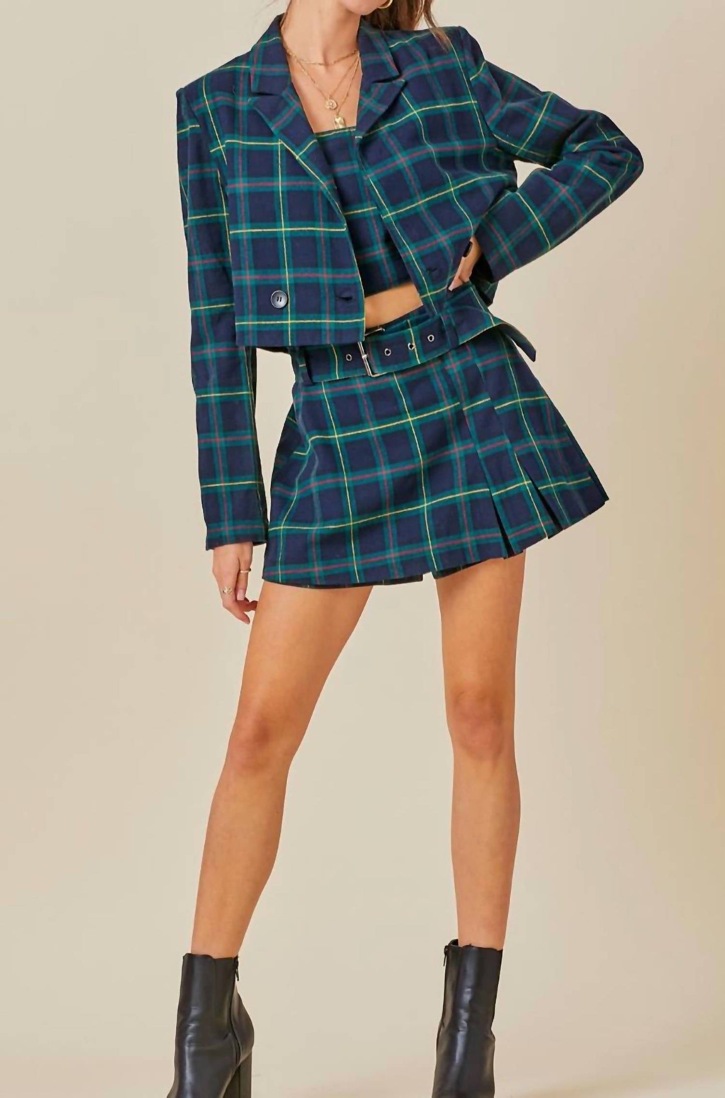 Day + Moon - As If Cropped Blazer