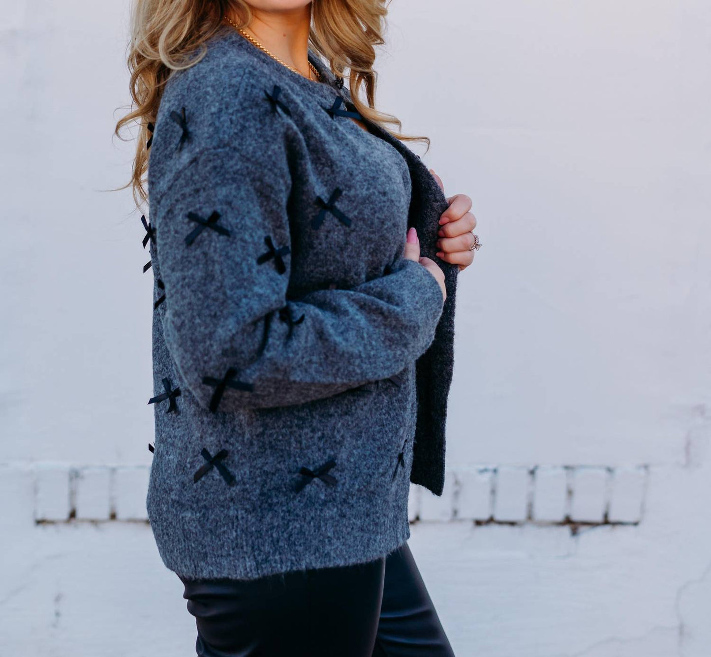 A La Carte - Bows Cardigan