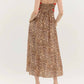 Entro - Leopard Sundress with Ric Rac Trim