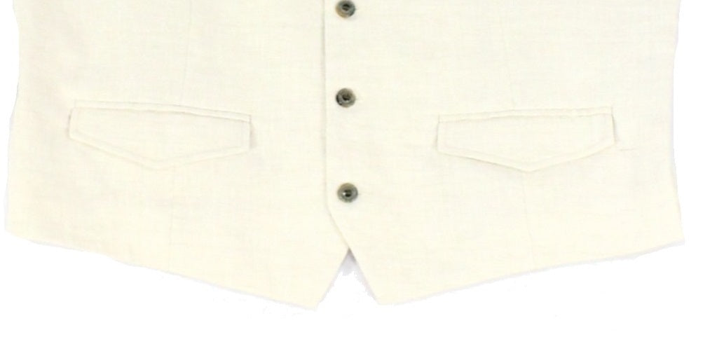 Tasso Elba Men's Textured Vest Brown Size Large