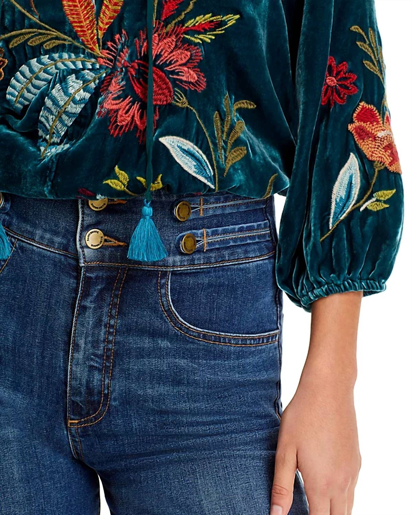 Johnny Was - Isabella Velvet Field Blouse