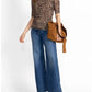 Johnny Was - RUCHED SLEEVE MESH TOP