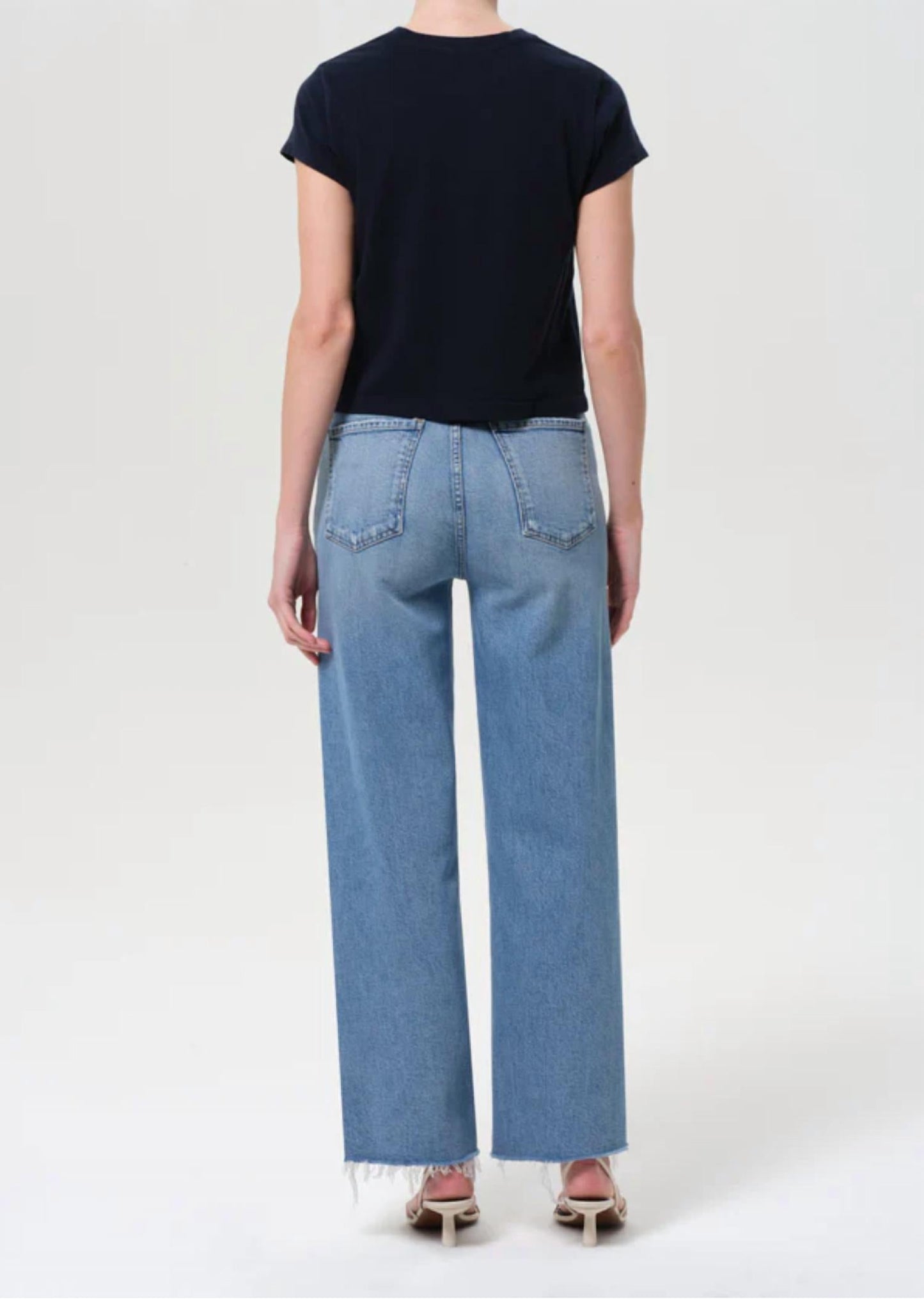 Agolde - Woomen's Ren Wide Leg Jean