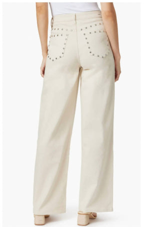 Habitual - Studded High Waist Wide Leg Jeans