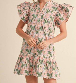 Jodifl - Vintage Petals Floral Dress
