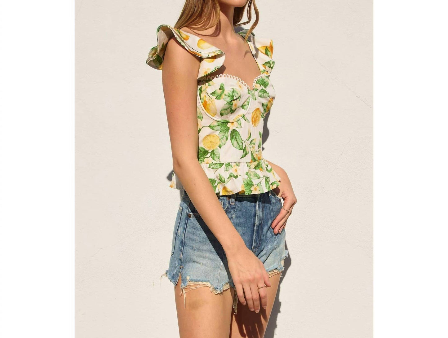 Dress Forum - Corset Flutter Top