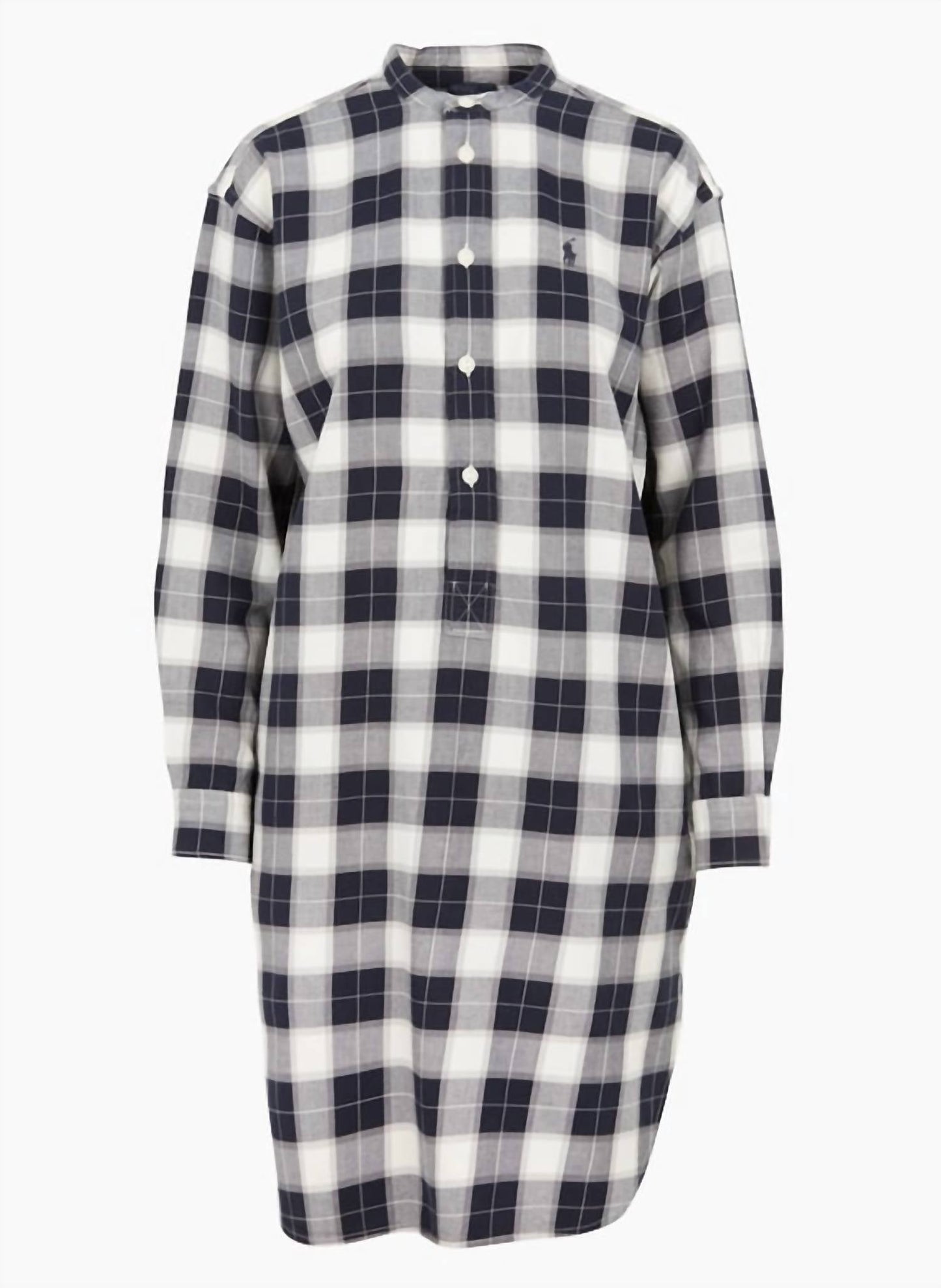 Polo Ralph Lauren - Plaid Cotton Twill Midi Shirtdress