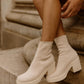 Everglades - Women's Stretch Sock Knit Chunky Platform Booties