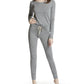 Ink+Ivy Women's Top with Legging Loungewear Set Green Size SP