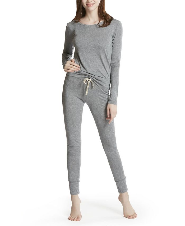 Ink+Ivy Women's Top with Legging Loungewear Set Green Size SP