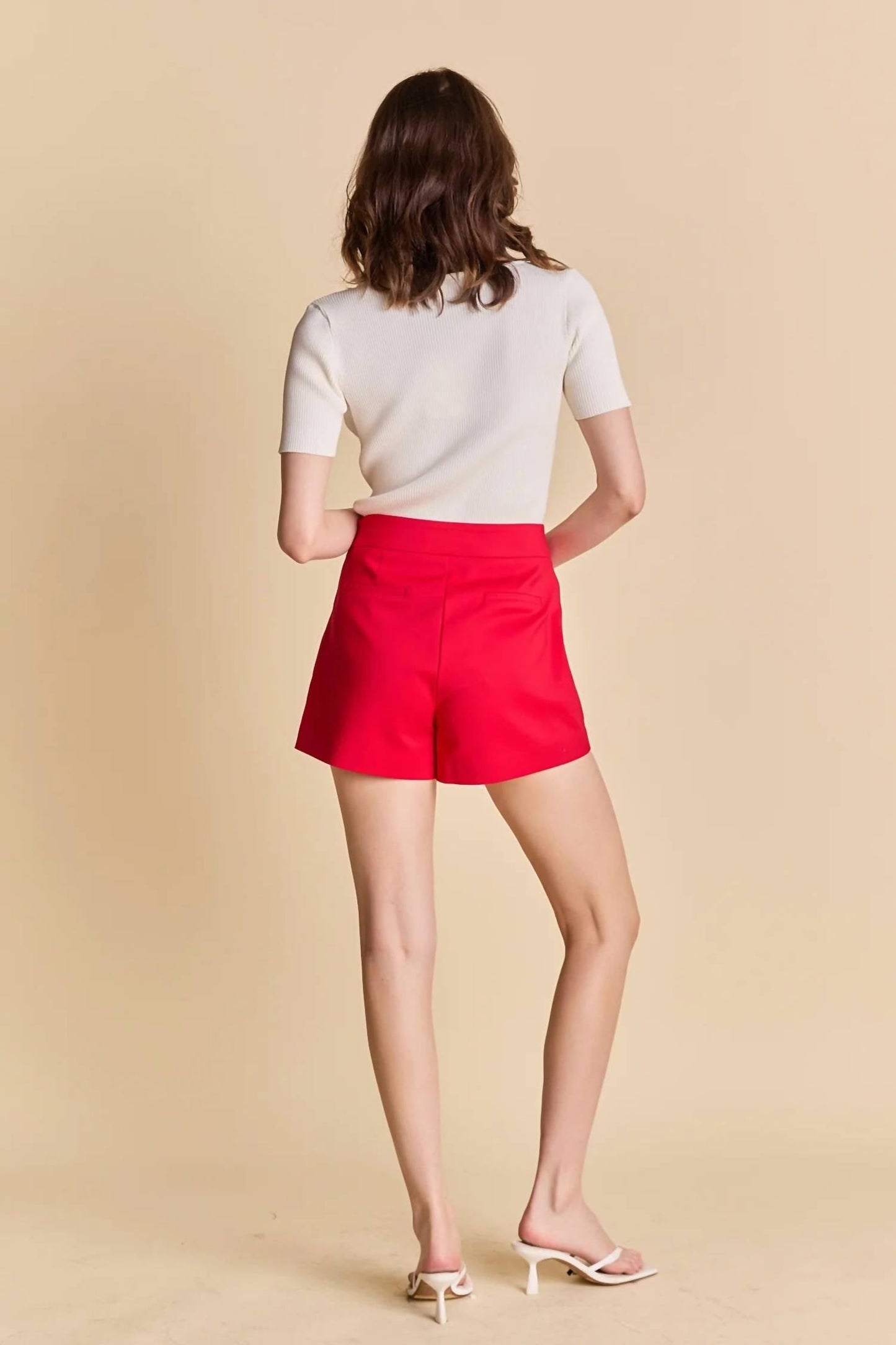 English Factory - Ellie High-waisted Mini Shorts