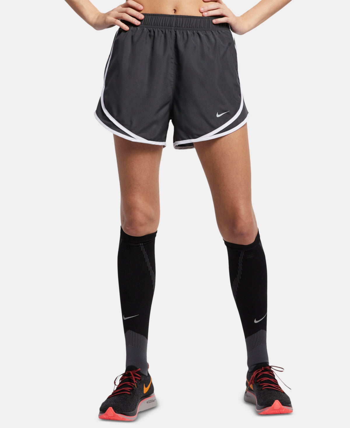 Nike Women's Dri Fit Tempo Running Shorts Black Size Medium