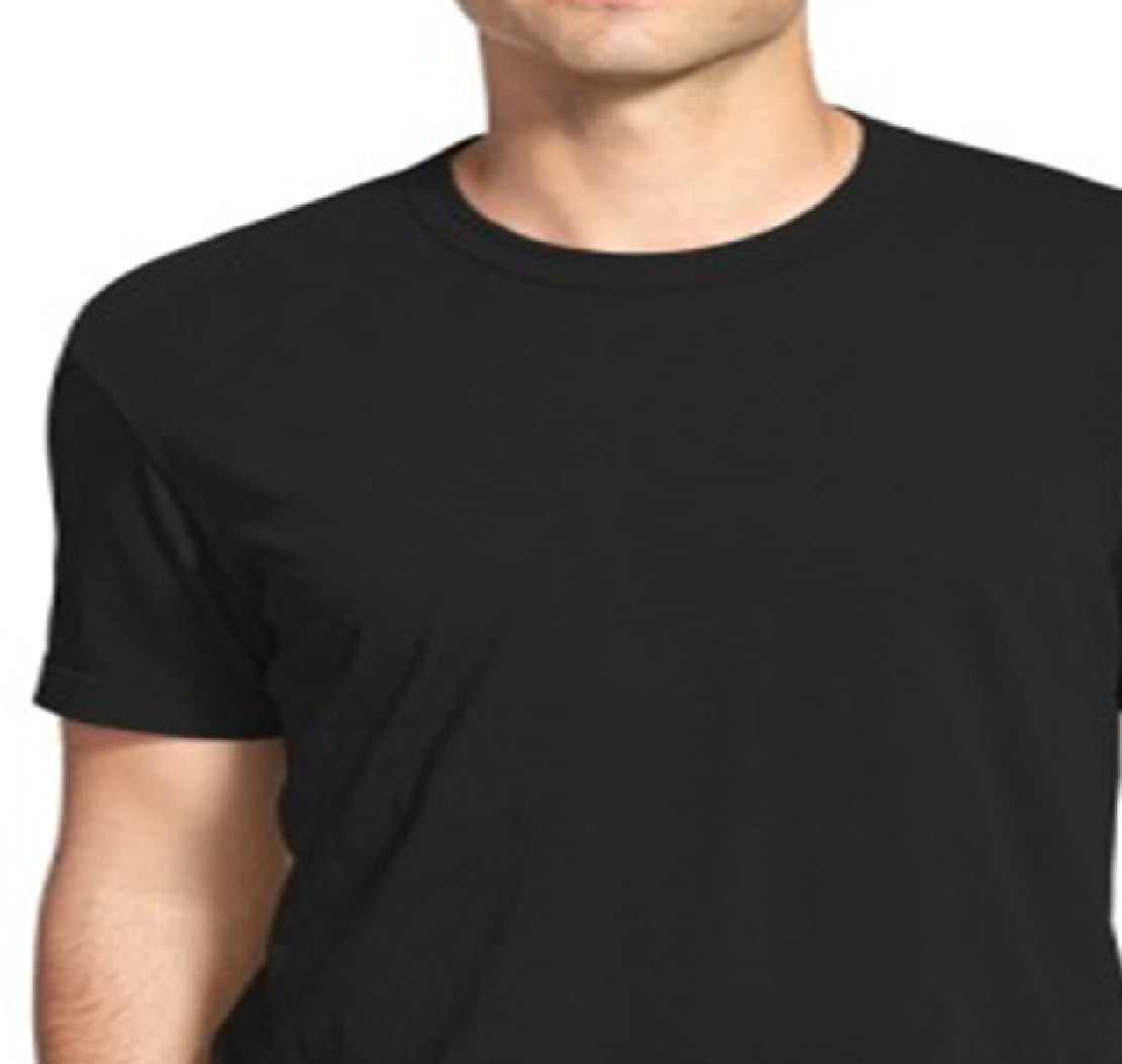 James Perse Men's Crewneck Jersey T-Shirt Black Size 2