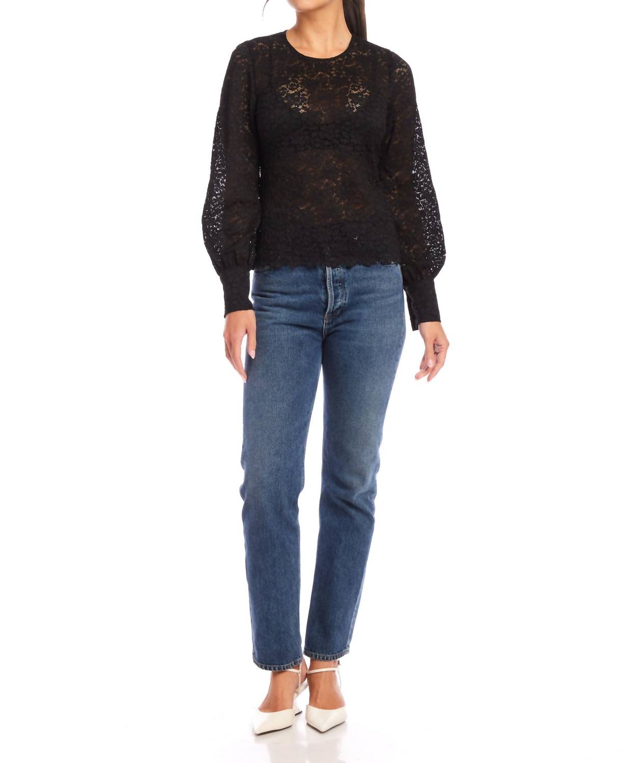 Fifteen Twenty - Ina Stretch Lace Top