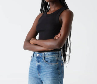 Michael Stars - Gina Ribbed Crop Tank Top