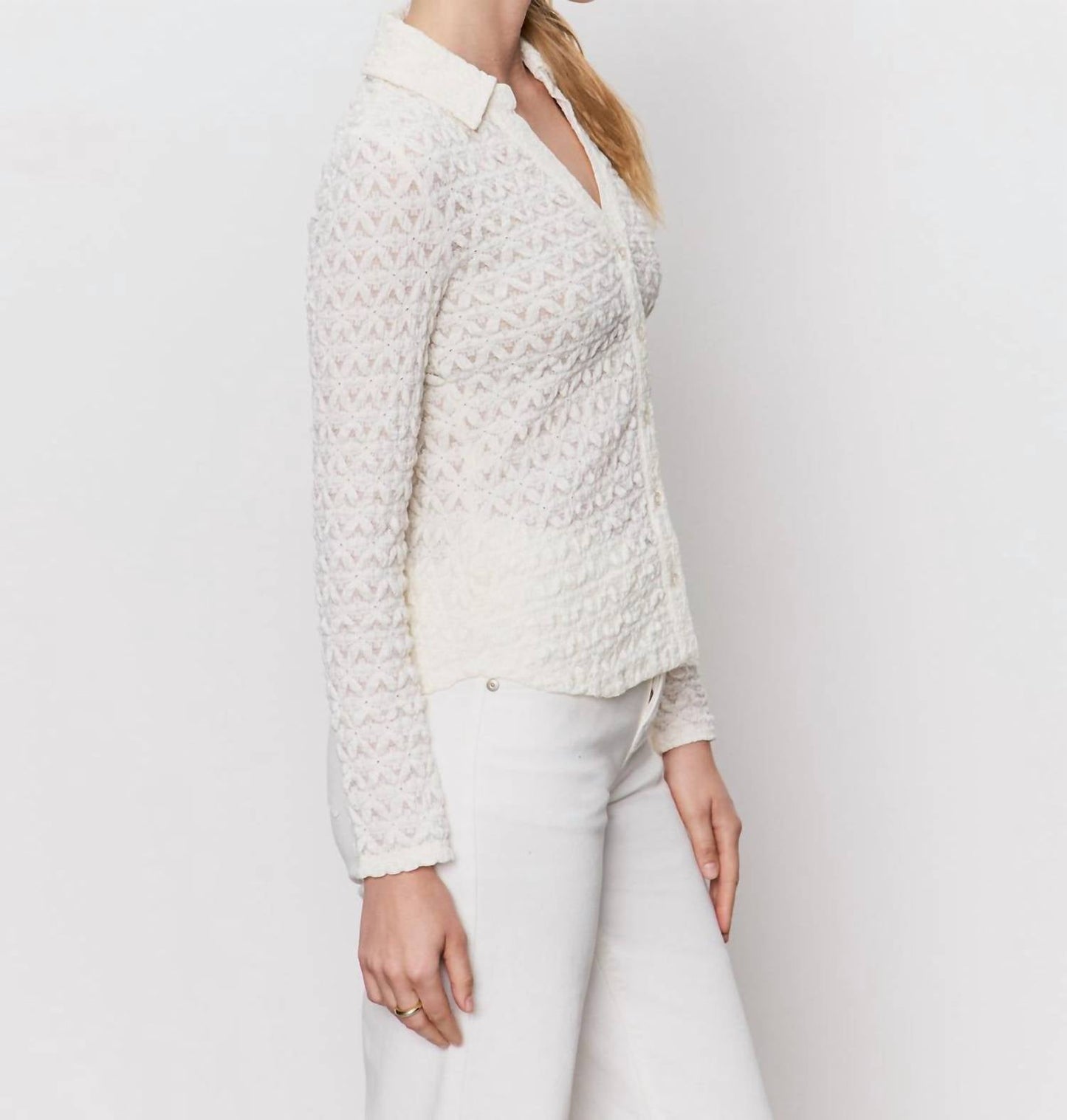 Sanctuary - Women's Dream Girl Lace Button Up