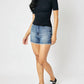 Judy Blue - Tummy Control Fray Hem Shorts