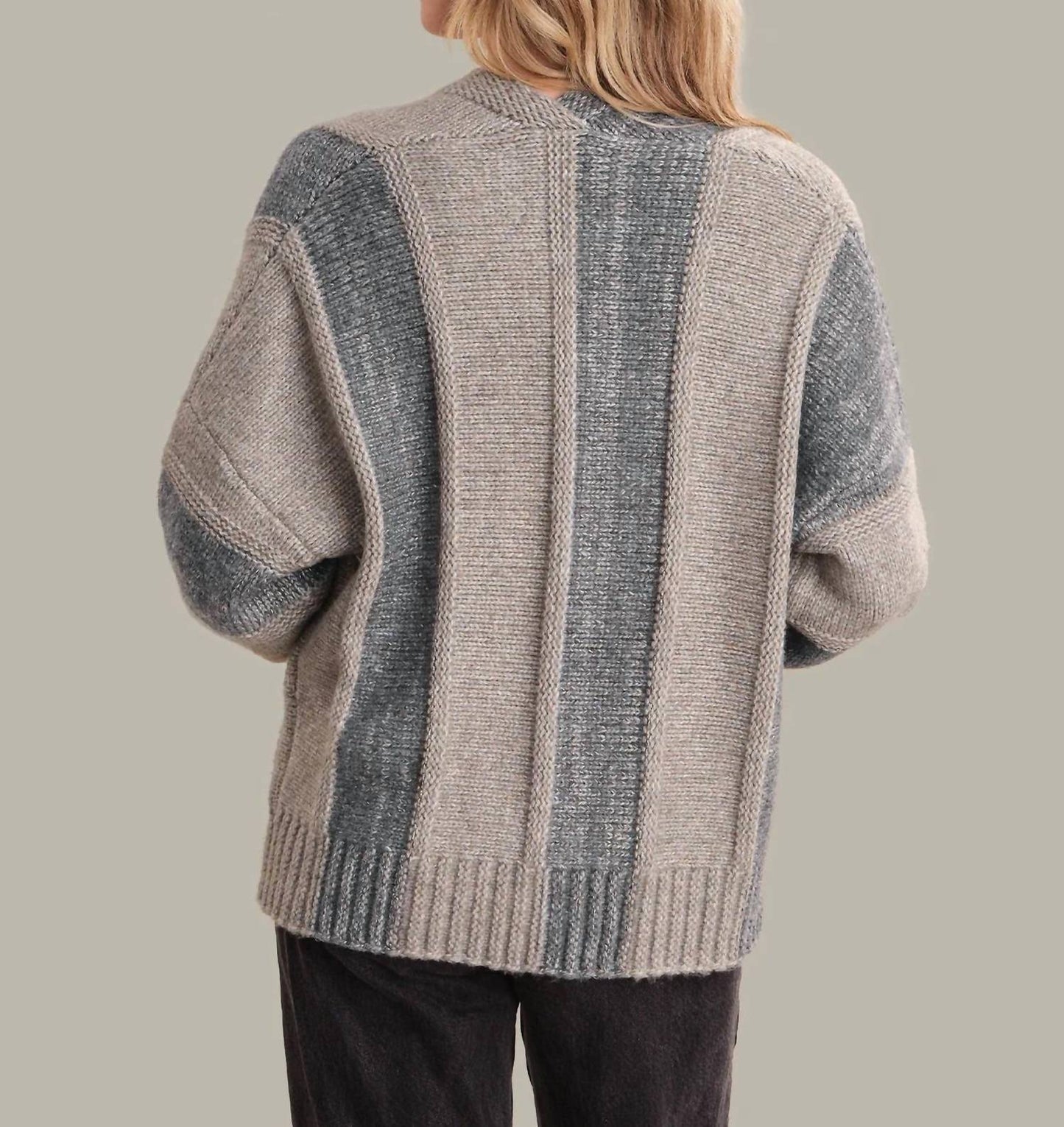 525 America - Women's Mixed Marl Cocoon Cardigan