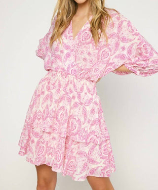 Entro - Paisley Print Dress