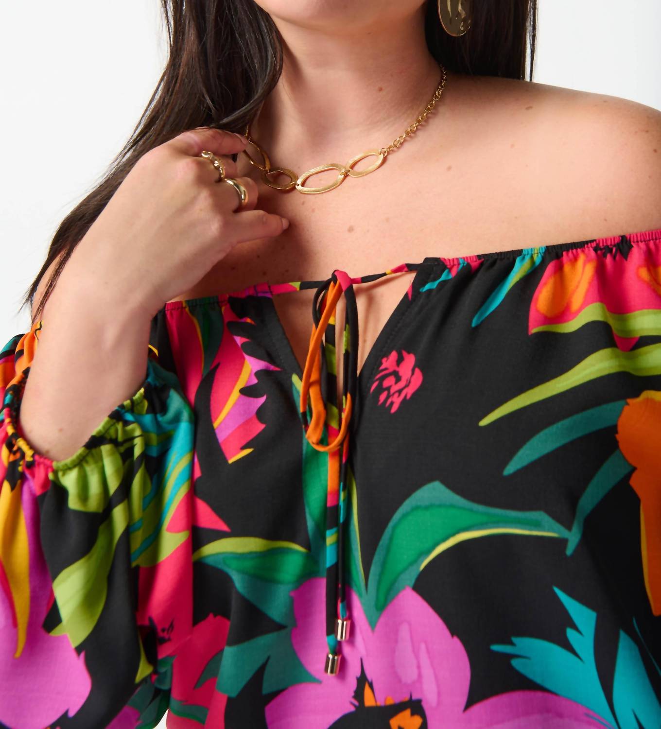 Joseph Ribkoff - Hibiscus Print Top