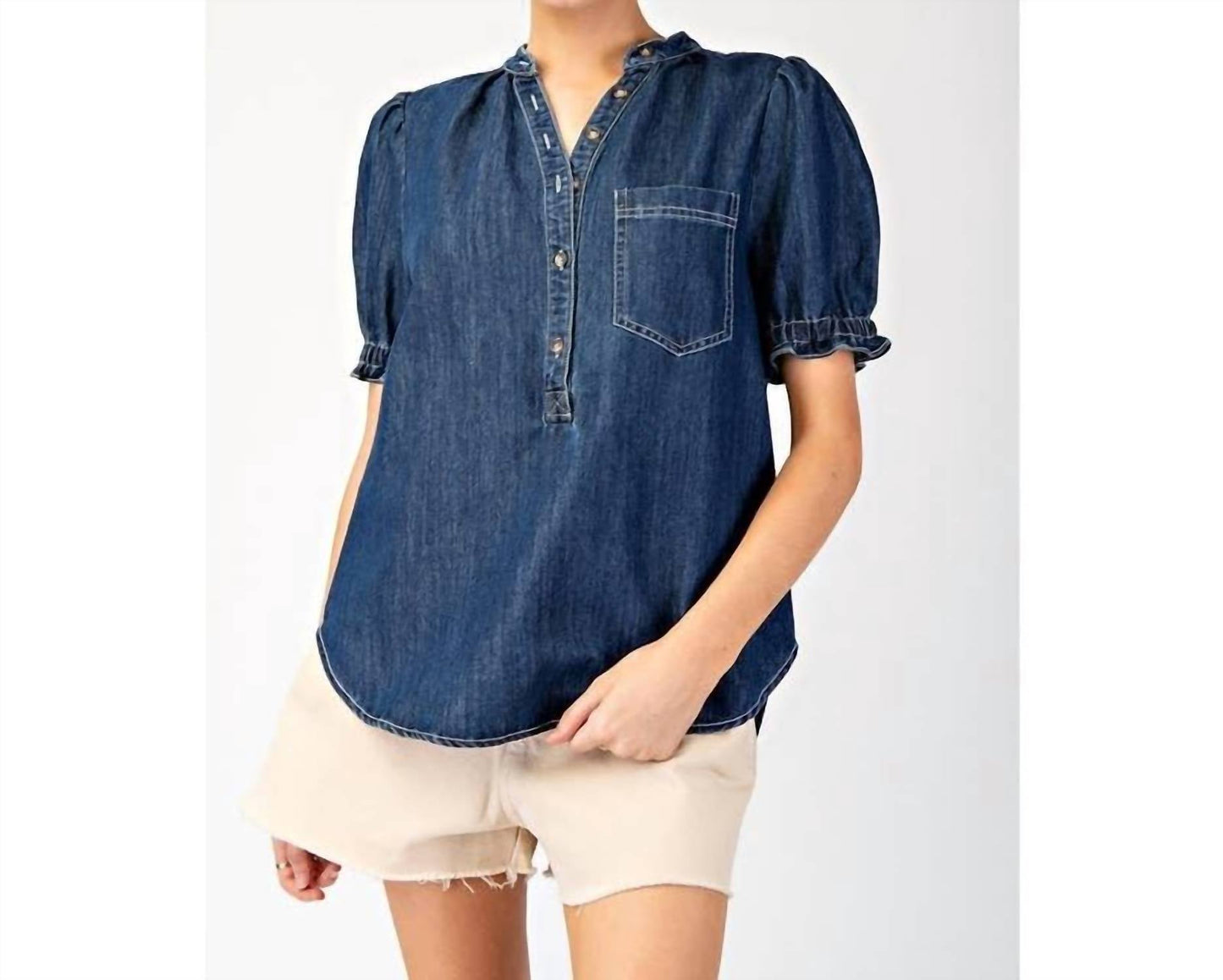 Style Usa - Denim Top