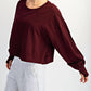 Rae Mode - Open Back Long Sleeve Top
