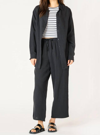 Dex - Textured Button Up Blouse