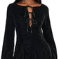 Free People - Linney Velvet Mini Dress