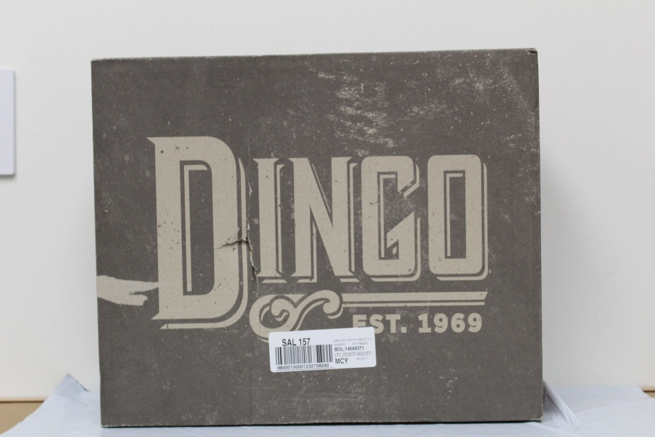 Dean Men's Genuine Leather Harness Boot Men's Shoes Brown Size 10