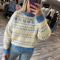 Entro - Patterned Ski Sweater